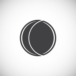 Sun related icon on background for graphic and web vector