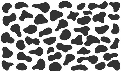 there exists a distinct pattern of black dots set vector image