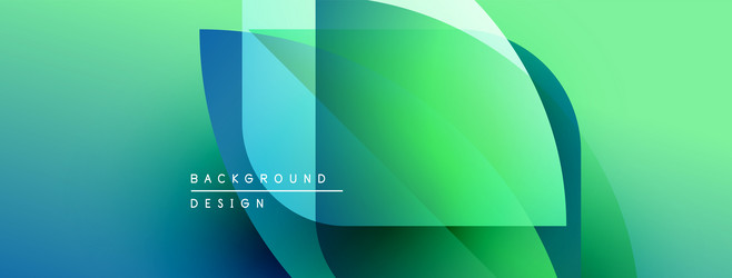 abstract fluid shapes overlap gradient colors vector image