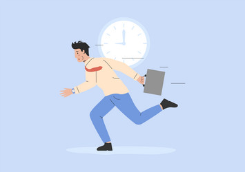 concept of deadline stress at work frustrated vector