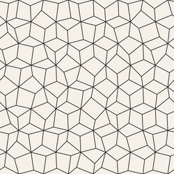 seamless pattern repeating geometric elements vector image