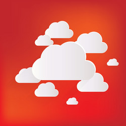 Cloud application web icon vector