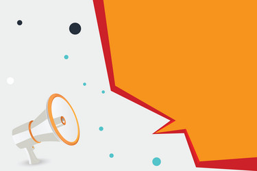 flat design business empty copy space text for ad vector image