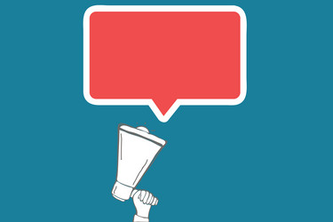 flat design business empty copy space text for ad vector image