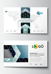 Business card templates cover design template vector