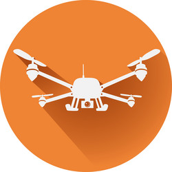 Quadcopter symbol vector