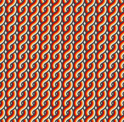 twisted intertwining lines seamless pattern vector image