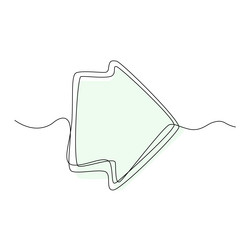 Cartoon arrow game interface element cursor vector