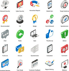 communication and traffic encryption isometric vector image