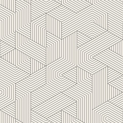 seamless pattern repeating geometric elements vector image