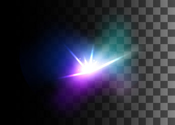 Abstract design element rainbow colors effect vector