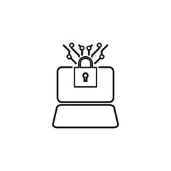 Hacker hack icon on white background can be used vector