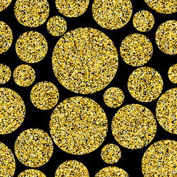 Silver glitter polka dot texture seamless pattern Vector Image