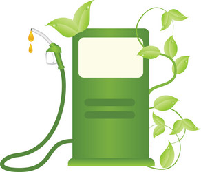Concept of ecological fuel green pump Royalty Free Vector