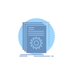 app build developer program script glyph icon vector image
