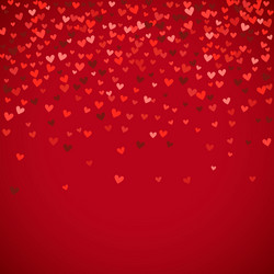 Romantic red heart background Royalty Free Vector Image