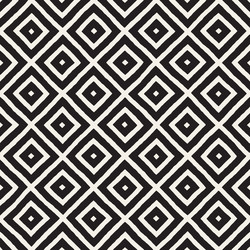 hand drawn seamless repeating pattern with lines vector image