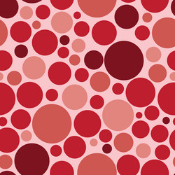 Red Circle Background Pattern vector image