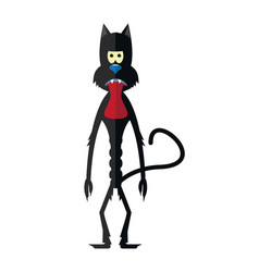 Skinny Cat Vector Images (49)