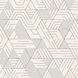 seamless pattern repeating geometric elements vector image