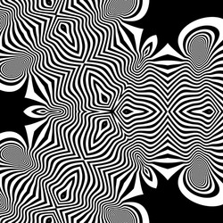 Pattern with optical abstract background vector