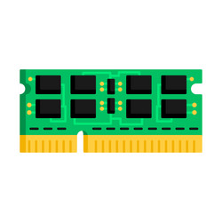 random access memory perfect for background info vector image