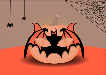 pumpkin for halloween Vector Image
