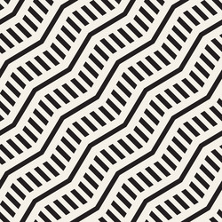 Zigzag Line Pattern - Abstract Style vector image