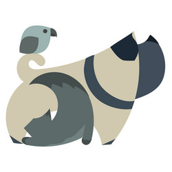 veterinary logo for pet shop Vector Image