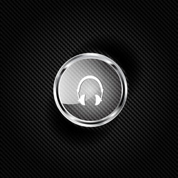 headphones web icon flat design vector