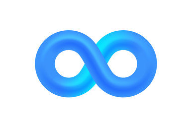 infinity color icon sign element graphic vector image