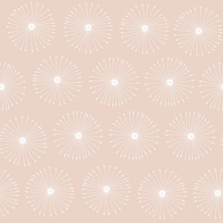 Abstract fluffy dandelion pattern vector