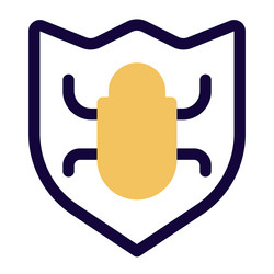 antimalware use to protect computer software vector image