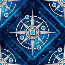 endless texture of cosmic universe with ice vector image