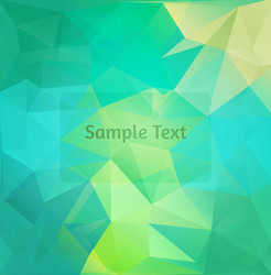 polygon design stylized abstract background vector image
