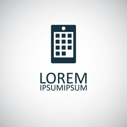 smartphone apps icon for web and ui vector image