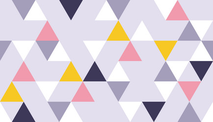 geometric pattern abstract triangles design vector image
