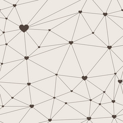seamless pattern in the form web vector image