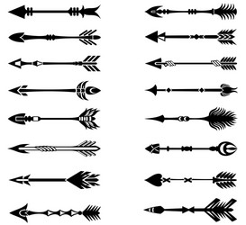 Vintage arrows Royalty Free Vector Image - VectorStock