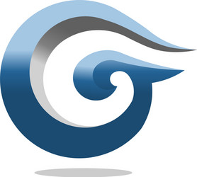 best letter g 3d art concept business logo design Vector Image