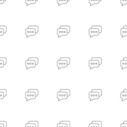 message icon pattern seamless white background vector