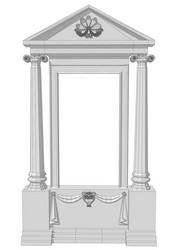 window aperture with columns vector