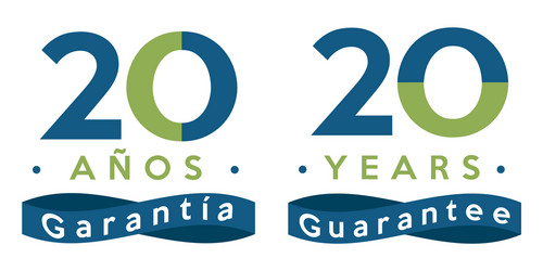 20 years guarantee Vector Image