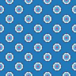 neural network eye image recognition colored vector