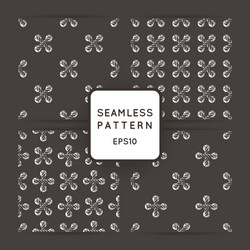 Set of seamless patterns with crossed vector