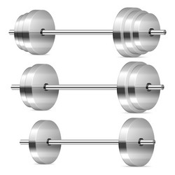 Weights set Royalty Free Vector Image - VectorStock