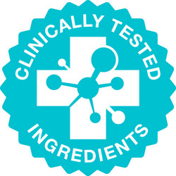 clinically tested stamp - for healthy products vector