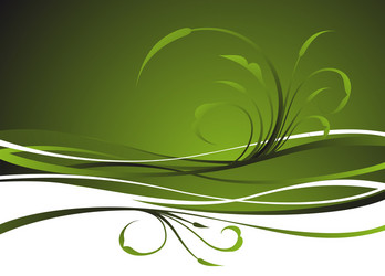 Green leaves abstract background Royalty Free Vector Image