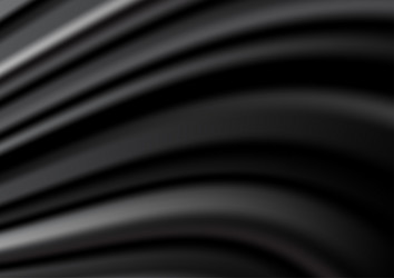 background rippled silk black fabric vector