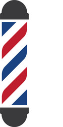 Barber pole vintage tattoo concept Royalty Free Vector Image